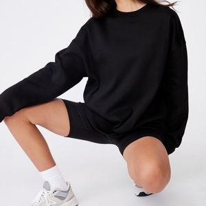 Black cottonon crewneck